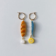 Load image into Gallery viewer, Fancy Fish Dinner Earrings
