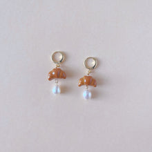Load image into Gallery viewer, Mini Croissant Earrings
