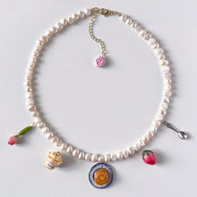Load image into Gallery viewer, Plate Of Pancakes Pearl Necklace
