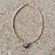 Load image into Gallery viewer, Little Pigeon Pal Spring Necklace
