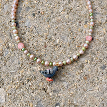 Load image into Gallery viewer, Little Pigeon Pal Spring Necklace
