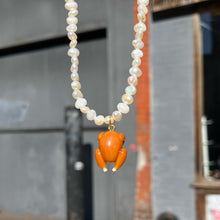 Load image into Gallery viewer, Roasted Bird Pearl Necklace

